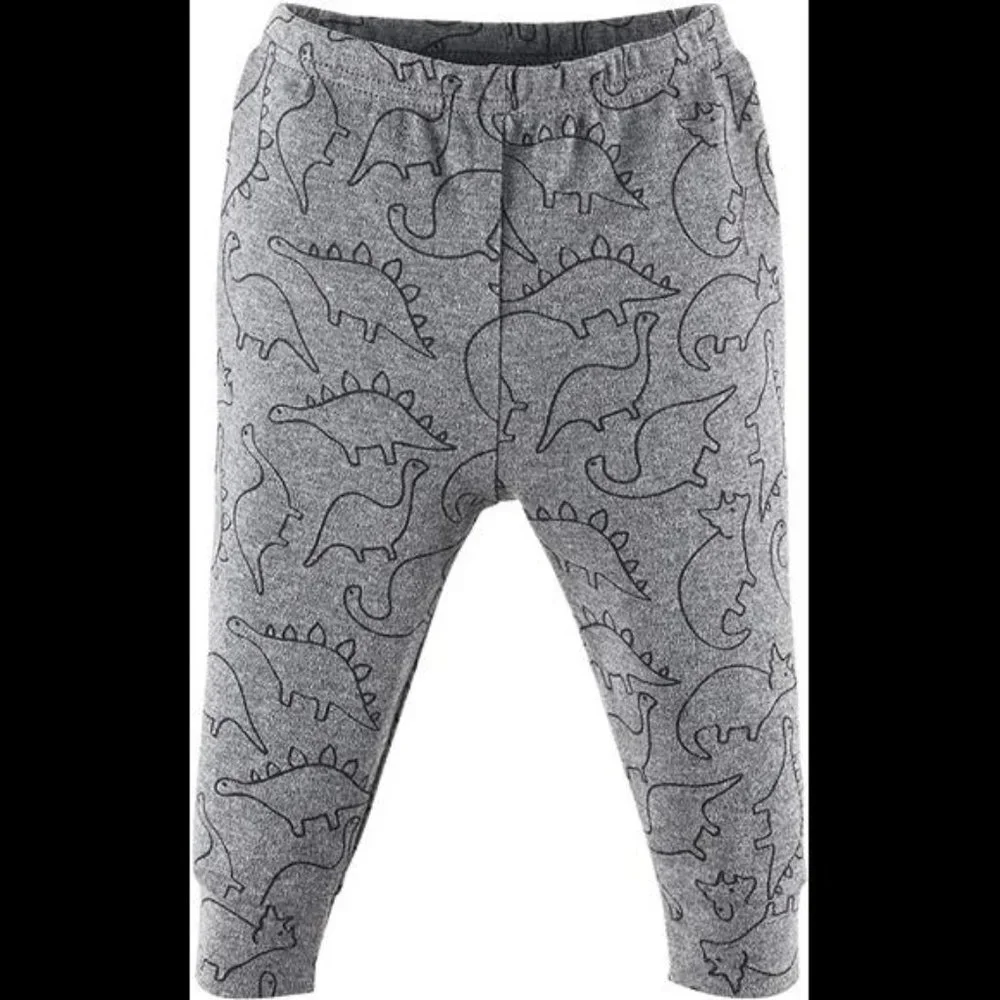 Camo and Dinosaur Baby Pants for Boys | 5 Pack Set | Newborn to 24 Month Sizes - Picture 3 of 7